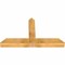 Ekena Millwork Portland Rough Sawn Timber Gable Bracket, Western Red Cedar, 60"W x 35"H x 6"D x 6"F, 14/12 Pitch GBW060X35X0606POR00RWR - alternate 5